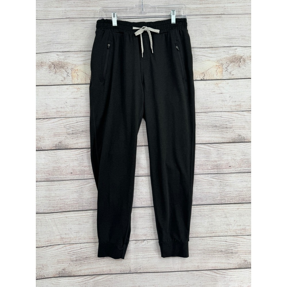 Vuori Ponto Performance Jogger Mens M Black Recycled Stretch Pants V438